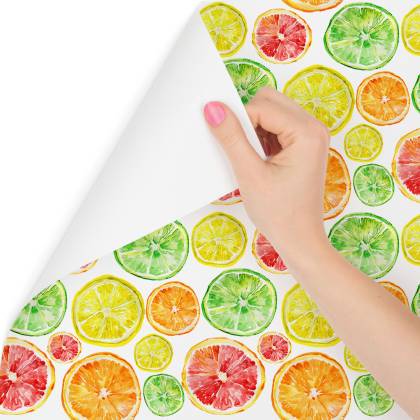 Tapeta Do Jadalni Owoce Cytryny Pomarańcze Limonki