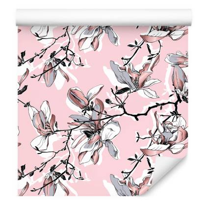 Tapeta Pastelowe Kwiaty Magnolii