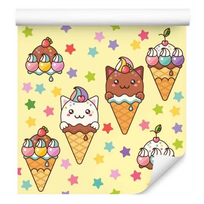 Tapeta Kocie Lody
