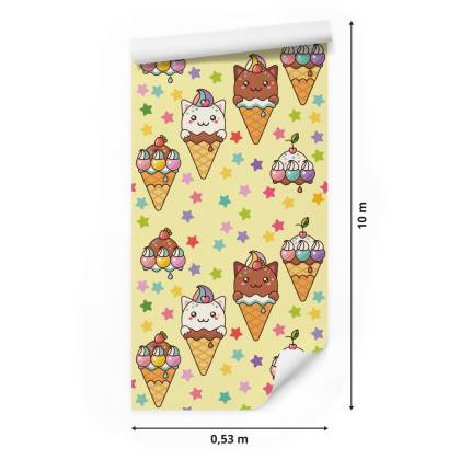 Tapeta Kocie Lody
