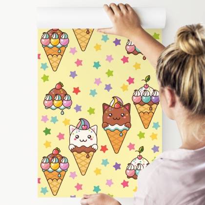 Tapeta Kocie Lody