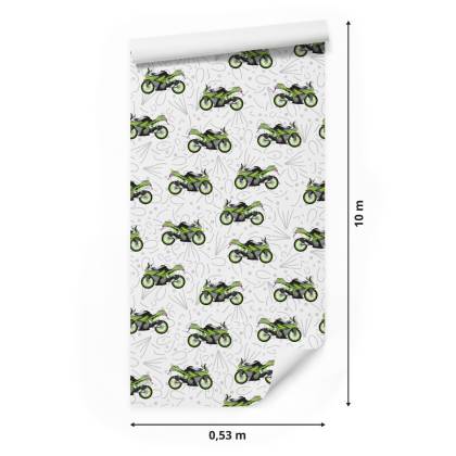 Tapeta Nowoczesne Motocykle Z Wzorkami