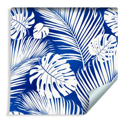 Tapeta Liście Monstera I Palmy
