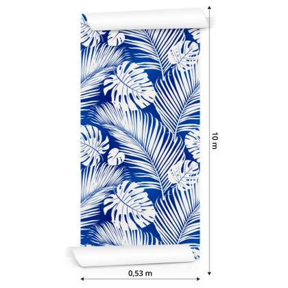 Tapeta Liście Monstera I Palmy