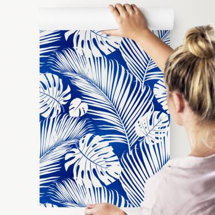Tapeta Liście Monstera I Palmy