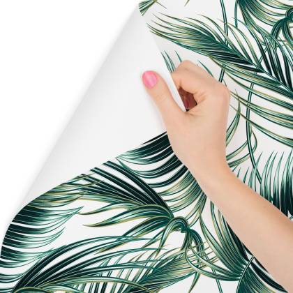 Tapeta Modne Liście Palmowe
