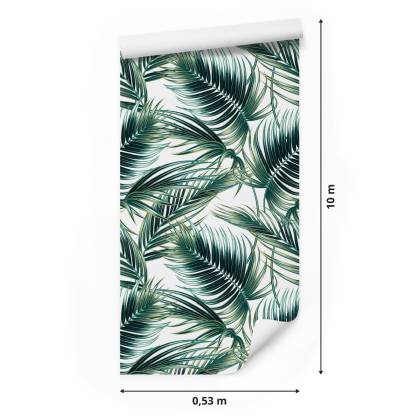 Tapeta Modne Liście Palmowe