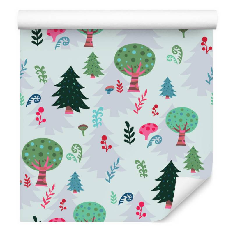 Tapeta Rośliny, Zieleń, Drzewa Pokój Dziecięcy