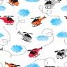 Tapeta Kolorowe Malowane Helikoptery