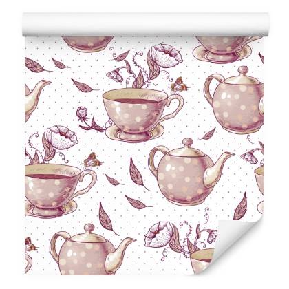 Tapeta Do Kuchni - Zestaw Do Herbaty Vintage