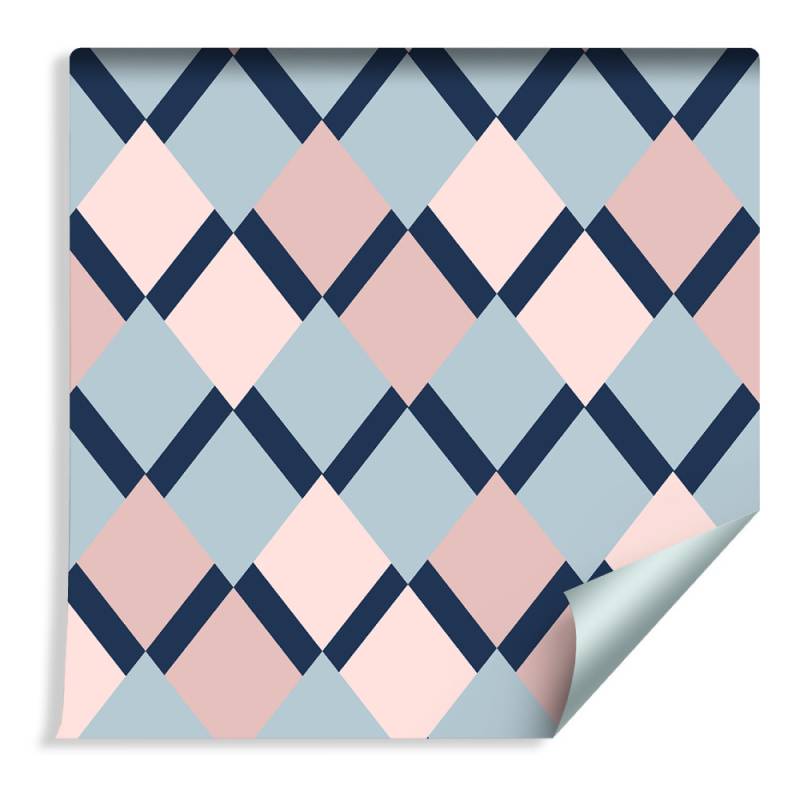 Tapeta Geometryczna - Kolorowe Romby