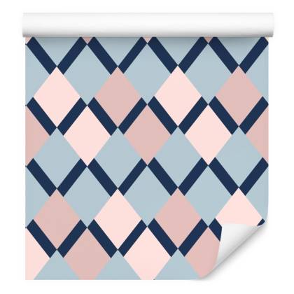 Tapeta Geometryczna - Kolorowe Romby