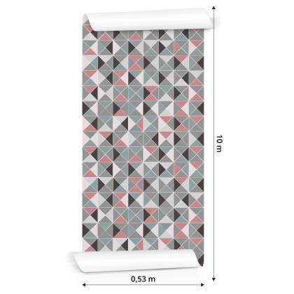 Tapeta Geometryczna - Kolorowe Romby
