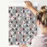 Tapeta Geometryczna - Kolorowe Romby