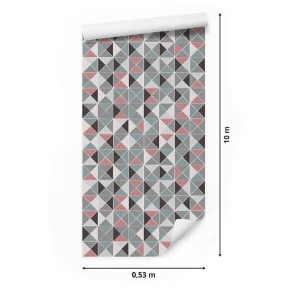 Tapeta Geometryczna - Kolorowe Romby