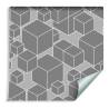 Tapeta Geometryczna - Sześciany W Odcieniach Szarości