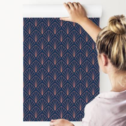 Tapeta Geometryczna W Stylu Art Deco