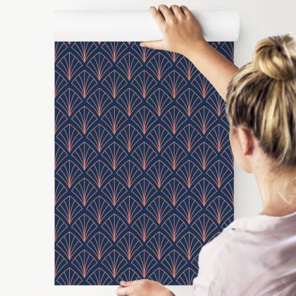 Tapeta Geometryczna W Stylu Art Deco
