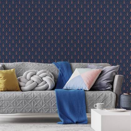 Tapeta Geometryczna W Stylu Art Deco