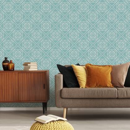 Tapeta Modernistyczne Geometryczne Ornamenty