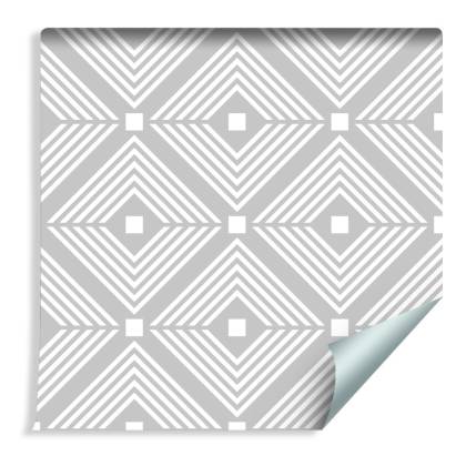 Tapeta Geometryczne Wzory W Odcieniach Szarości