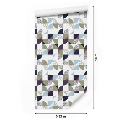 Tapeta Kolorowa Geometryczna Abstrakcja