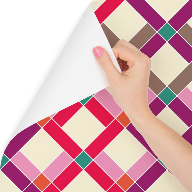 Tapeta Geometryczna - Kolorowe Romby
