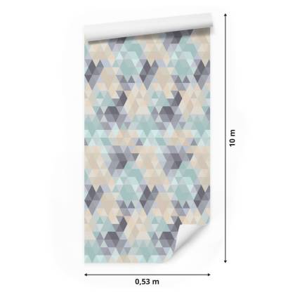 Tapeta Geometryczna - Kolorowe