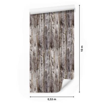 Tapeta Deski Drewniane Pionowe