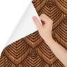 Tapeta Drewniany Ornament 3D