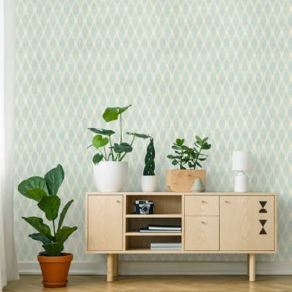 Tapeta Delikatny Wzór W Stylu Retro