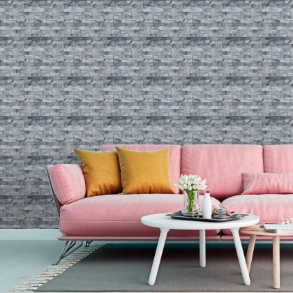 Tapeta Stylowa Cegła W Odcieniach Szarości