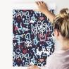 Tapeta Graffiti Z Diamentami