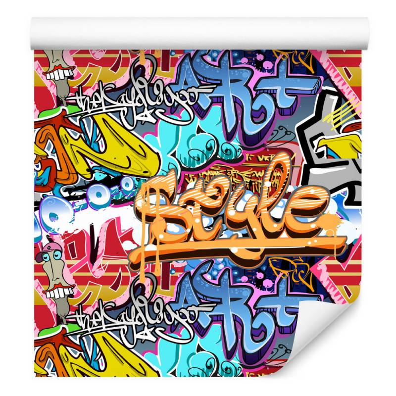 Tapeta Graffiti Na Ścianie