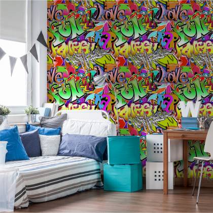 Tapeta Kolorowe Graffiti