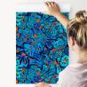 Tapeta Napisy Graffiti W Odcieniach Niebieskiego