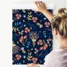 Tapeta Kwiaty Polne W Stylu Boho