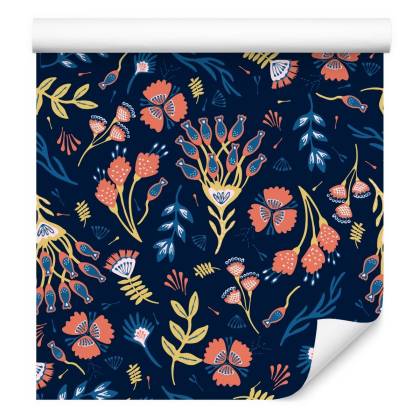 Tapeta Kwiaty Polne W Stylu Boho