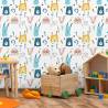 Tapeta Dla Dzieci - Leśne Zwierzątka