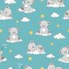Tapeta Dla Dzieci - Śpiące Szczęśliwe Misie