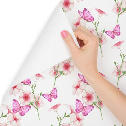 Tapeta Motyle, Kwiaty, Natura, Do Pokoju Dziecka