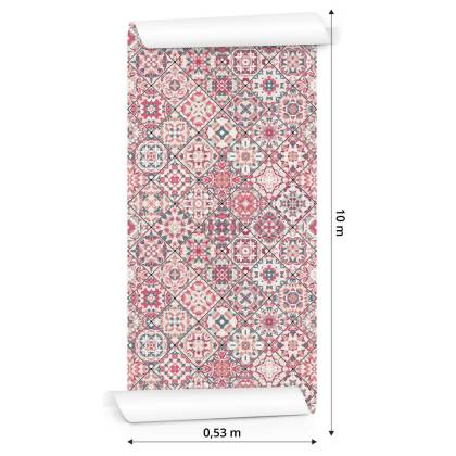 Tapeta Kolorowa Mozaika W Orientalnym Stylu