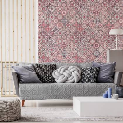 Tapeta Kolorowa Mozaika W Orientalnym Stylu