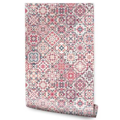 Tapeta Kolorowa Mozaika W Orientalnym Stylu