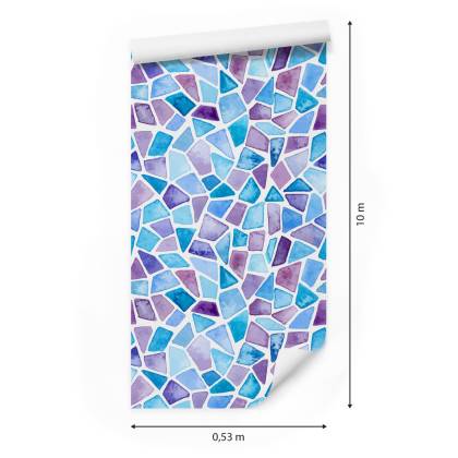 Tapeta Geometryczna, Mozaika, Do Salonu, Biura