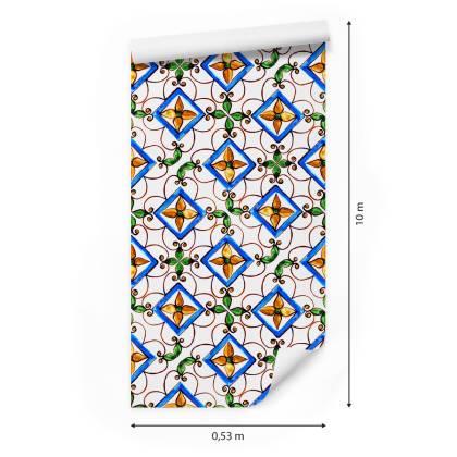 Tapeta Do Jadalni, Kuchni Orientalna Mozaika Wzory