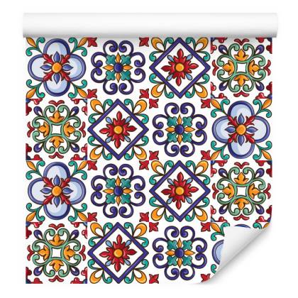 Tapeta Do Kuchni, Jadalni Kolorowa Mozaika, Wzory