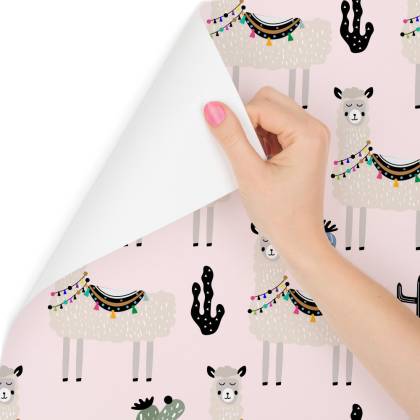 Tapeta W Lamy Zwierzęta Kaktusy, Do Pokoju Dziecka