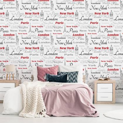 Tapeta Symbole Wielkich Miast
