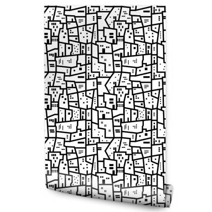 Tapeta Minimalistyczny Miejski Wzór